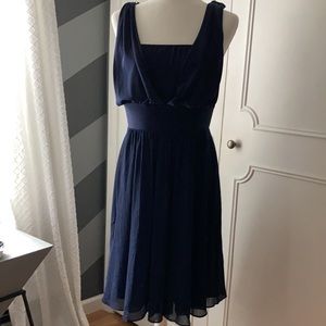 Behind house black market navy dress